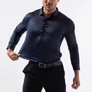 أنيق، مطاطي، وبلا مصلوح Ultra Flex القميص المطاطي