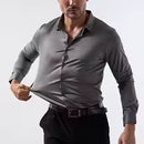 أنيق، مطاطي، وبلا مصلوح Ultra Flex القميص المطاطي