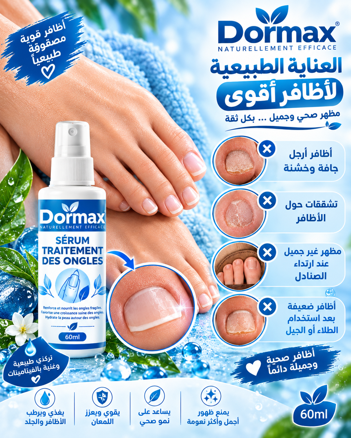 مشاكل أظافر القدمين